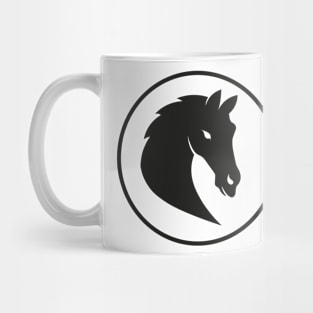 BLACK HORSE HEAD Mug